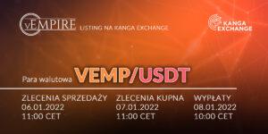 Nowy listing na Kanga Exchange: Projekt vEMPIRE DDAO