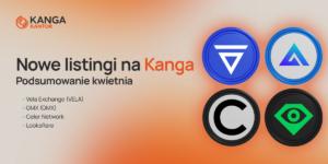 Podsumowanie kwiecień - nowe listingi na Kanga