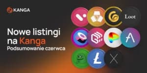 Podsumowanie czerwiec - nowe listingi na Kanga