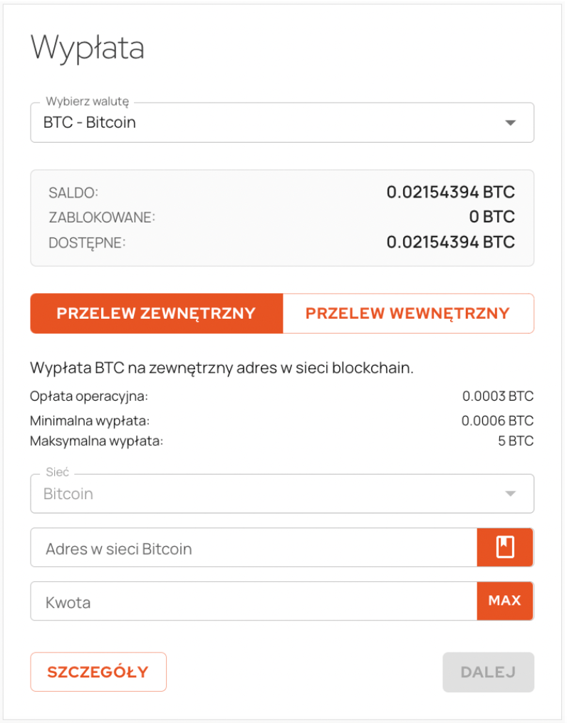 Jak wypłacić kryptowaluty na Kanga Exchange?