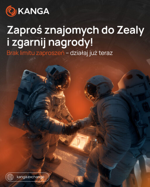 💸 Lubisz polecać dobre rzeczy znajomym i jednocześnie na tym zyskiwać?
Świetnie się składa — teraz możesz zgarnąć nagrody za samo zaproszenie!

👉 Oto jak to działa:
🔹 10 USDC + 100 XP za każdego nowego użytkownika, który ukończy ścieżkę Zealy (limit: pierwsze 300 osób)
🔹 1 USDC + 10 XP za każdego obecnego użytkownika Kangi, który dołączy do kampanii Zealy (limit: pierwsze 1000 osób)

🚀 Nie ma limitu zaproszeń — im więcej zaprosisz, tym więcej zyskujesz!
👉 Zacznij już dzisiaj: https://zealy.io/cw/kangaexchange/questboard/
