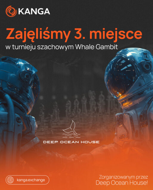 Checkmate! ♟️
Kanga zajmuje 3. miejsce w charytatywnym turnieju szachowym Whale Gambit organizowanym przez @deepoceanhouse! 🥉
Świetna inicjatywa, gdzie Web3 łączy siły, by pomagać innym, a 100% wpisowego trafia na cele charytatywne 🐋💙
Dziękujemy za grę! Do zobaczenia przy kolejnej partii!