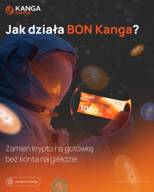 Chcesz sprzedać kryptowaluty bez zakładania konta na giełdzie? Sprawdź, jak działa Bon Kanga! 🚀
Przewiń karuzelę i zobacz, jak to działa krok po kroku – to naprawdę proste!
#BON